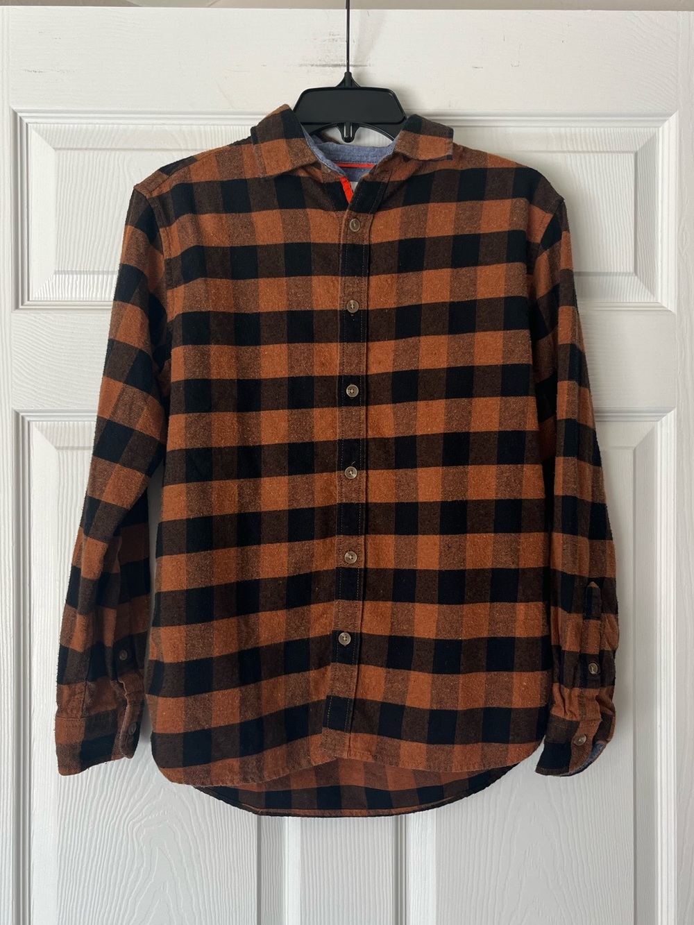 Hudson & Barrow Buffalo Plaid Flannel Button Down Shirt